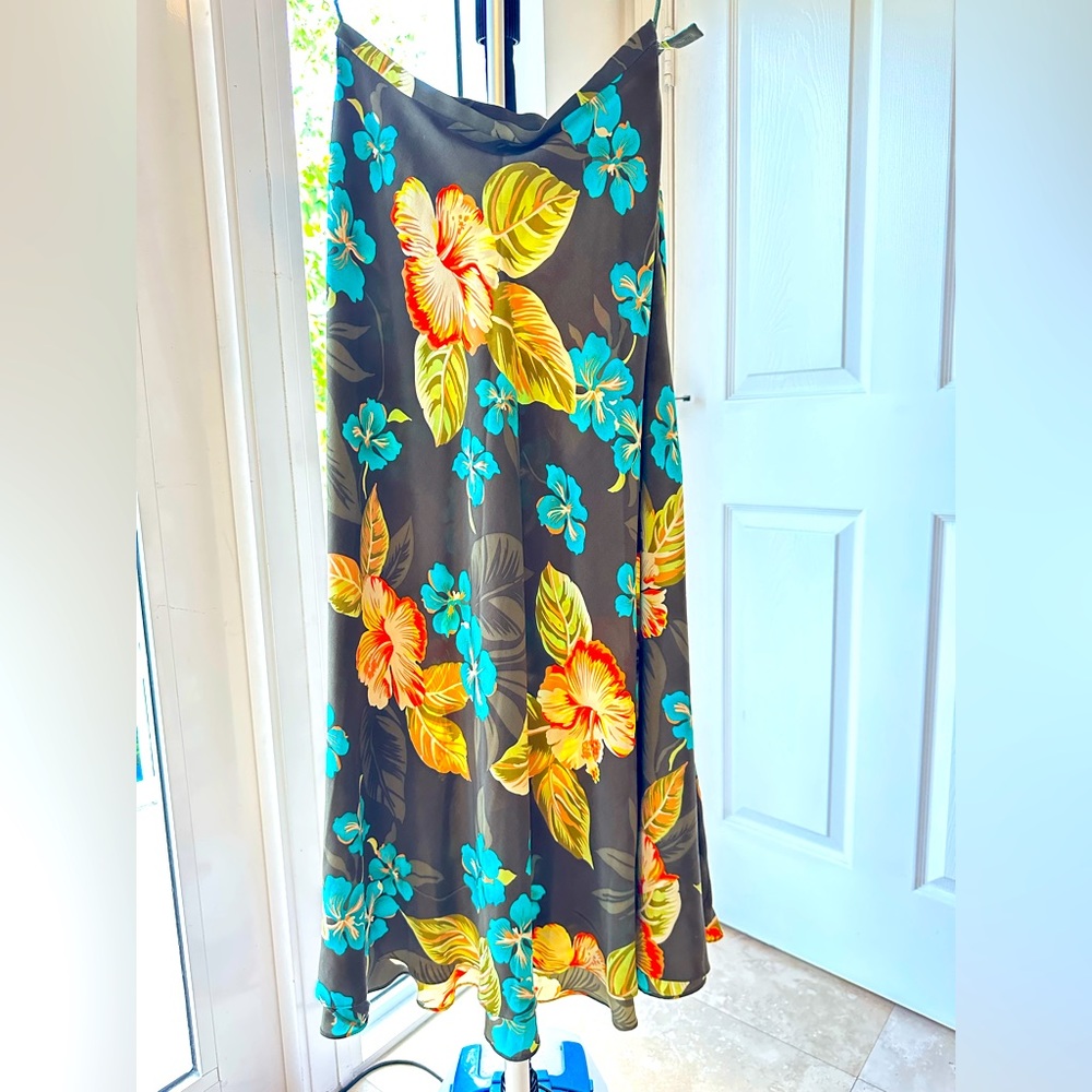 Long Silk Skirt size 6P